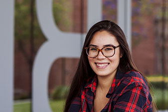 Female student outside