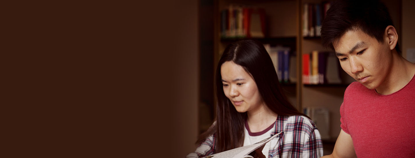 Students studying together